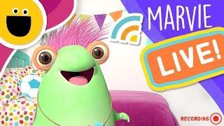 Marvie's First YouTube Live (Sesame Studios)