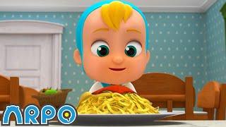 Hungry Baby - Fridge NIGHTMARE!!! | 2 HOURS OF ARPO! | Funny Robot Cartoons for Kids!