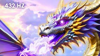 432Hz Violet Flame Dragon Healing - Powerful Dragon Energy Meditation!