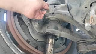 How to replace king pin without detaching wheel