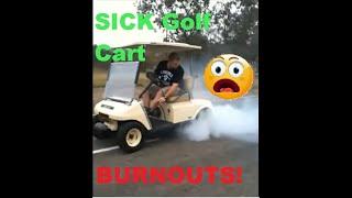 Top Golf Cart burnouts & wheelies