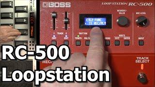 BOSS Loopstation RC-500 / TUTORIAL  /  deutsch