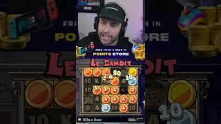 Le bandit 3 scatter paid huge  #slots #gamdom #casino #slot #maxwins #gaming #slotsgames #bigwin