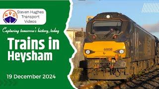 Trains in Heysham | Train Spotting | 19 December 2024