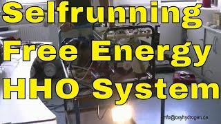 Selfrunning Free Energy Machine - HHO Perpetual Motion System consuming only water