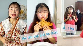 Tổng hợp video siêu hài hước vui nhộn, chiếc bánh cua thật giả, lời dạy của mẹ hai chị em ngủ khò