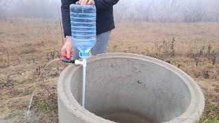 Simple idea how to make a manual water pump that works without power and without fuel.