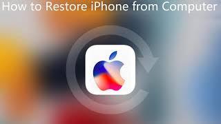 Restore iPhone Data from Computer