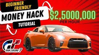 Gran Turismo 7 | Beginner Friendly INSANELY Fast MoneyGlitch $2.5 MIL per hour | Update 1.50