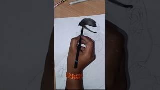 How to draw realistic Hair|AnmoL Arts|#shortvideo #realistihair#youtubeshorts #art