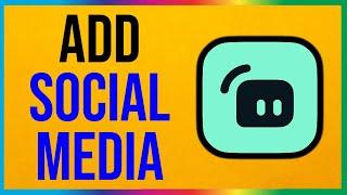 How to Add Your Social Media on Streamlabs OBS (2025)