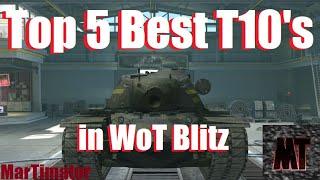 TOP 5 Best Tier 10 Tanks of 2020 | WoT Blitz