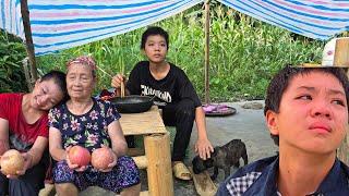 Orphaned boy lost everything after a huge house fire, went to pick chives to sell and lived alone