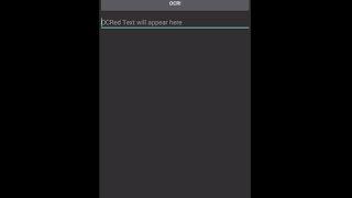 A Simple OCR android application  | Image to text convertor android application  |  Text Scanner App