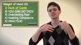 Sleight of Hand 101 | The 5 Essentials to Becoming a Card Magician