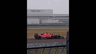 Lewis Hamilton testing with Ferrari for the first time #lewishamilton #scuderiaferrari #Maranello