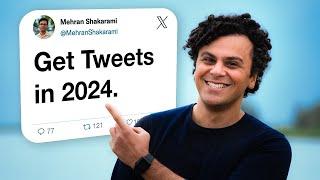 How I get Tweet data for FREE in 2024 as a data scientist