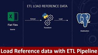 How to load reference data to database with Python ETL Pipeline | Excel to Postgres