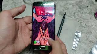 GALAXY S6 EDGE (G925F). Разбит в крошку и погнут. Замена дисплея и переборка