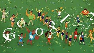 London 2012 Closing Ceremony (Google Doodle)