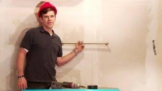 How to Hang a Towel Bar : Home Improvements
