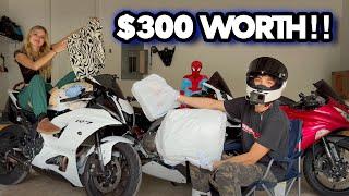 BUYING $300 OF TEMU MOTORCYCLE GEAR SO YOU DONT HAVE TO!