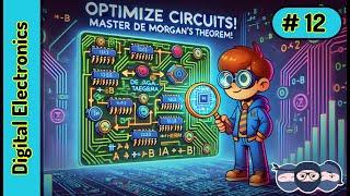 Optimize Digital Circuits with Boolean Algebra: De Morgan's Theorem! | Digital Electronics Ep 12