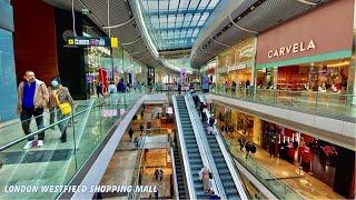 Westfield Stratford Shopping Mall - London, England  | Virtual Walking Tour, 4k HDR 2022