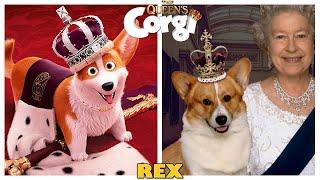 The Queen's Corgi Characters in Real Life