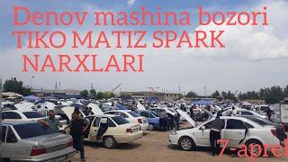 Denov mashina bozori TIKO MATIZ SPARK narxlari bilan tanishamiz