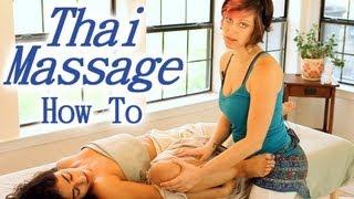 Thai Asian Massage Techniques Table Therapy, Body Leg Stretching How To Jen Hilman