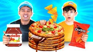 Twin Telepathy Pizza Challenge with Jason and Alex