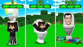 Я СТАНОВЛЮСЬ СКИБИДИ ТУАЛЕТОМ С КАЖДЫМ УРОВНЕМ В МАЙНКРАФТ! ЕНОТИК SKIBIDI TOILET MINECRAFT