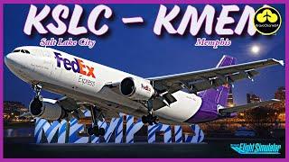 No MSFS 2024, no problem | MSFS 2020 LIVE | FedEx Cargo | Salt Lake City - Memphis | VATSIM