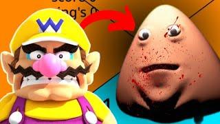 Wario Plays Pou.Exe & Charlie The Steak