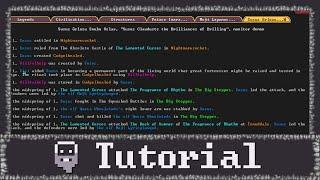 Dwarf fortress - Tutorial - Legends Mode for Beginners.