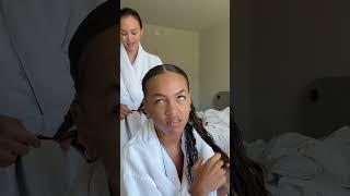 Doing Déjà’s hair for Coachella 🫶 #hairstyle
