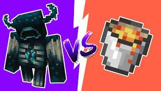 The Warden vs Lava | Minecraft