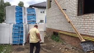 Как поднимать блоки на второй этаж How to lift blocks to the second floor