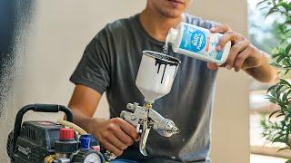 just need baby powder and Mix it with paint, you will be amazed by this brilliant idea