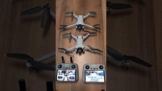 DJI Mini 4 Pro compared to Mini 3 Pro launch and landing  #shorts #dji #djimini4pro #djimini3pro