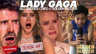 Golden Buzzer | Filipino singer makes all the judges cry with his amazing voice on Lady Gaga Song