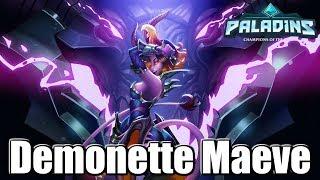 Paladins: New Maeve Skin - Demonette Maeve - Abilities & Voice Pack!