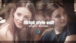 Tiktok Style Edit (+cc) Alight Motion (link + xml)