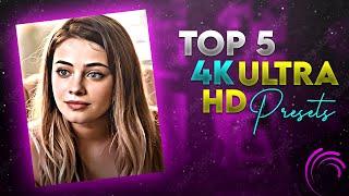 TOP 5 SHARPEN HDR CC PRESETS  ALIGHT MOTION 4K CC XML  TOP 5 CC PRESETS PACK