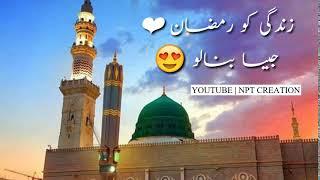 New Beautiful Ramzan Status Video By NPT CREATION