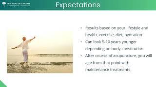 Cosmetic Acupuncture at the Kaplan Center for Integrative Medicine