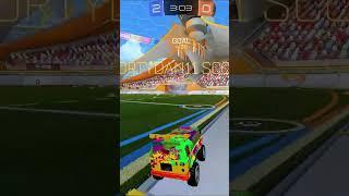 Hitting A Ceiling Shot In The *NEW* Turtle Van In Rocket League
