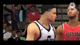 Victorious comeback win, Utah Jazz vs. Portland Trail Blazers - My Career Gameplay (Part 2)