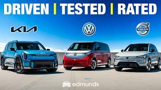 Volvo EX90 vs. Kia EV9 vs. Volkswagen ID. Buzz: Which 3-Row EV Is Best?